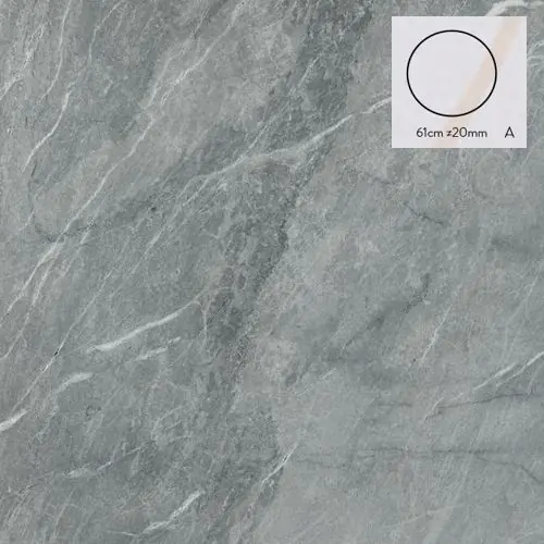 Voordeelprijs Keramische staptegel Stone G model A rond 61x2 cm