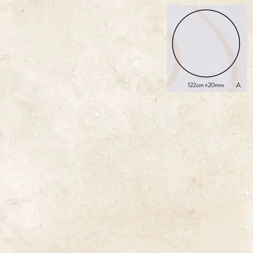Keramische staptegel Stone L model A rond 122x2 cm Weekendaanbieding