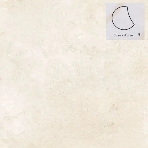 Korting Keramische staptegel Stone L model B rond 61x2 cm
