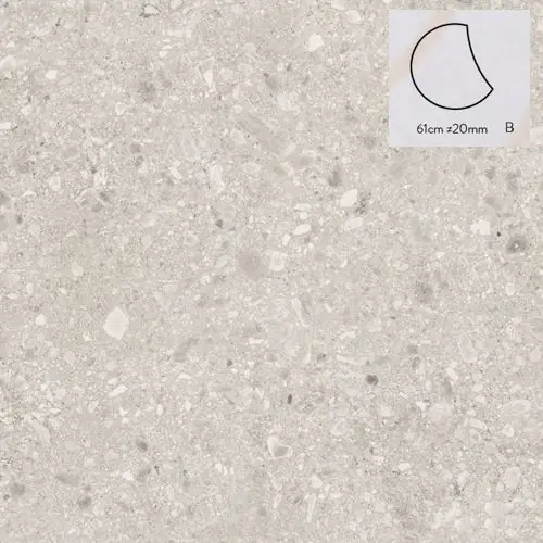 Keramische staptegel Stone C model B rond 61x2 cm Superprijs