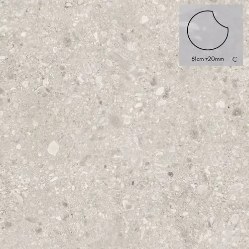 Nu Kopen Keramische staptegel Stone C model C rond 61x2 cm