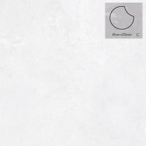 Keramische staptegel Stone W model C rond 61x2 cm Veilige Betaling