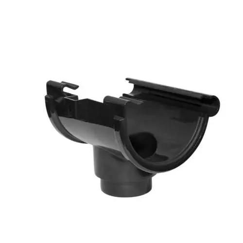 Nu Kopen Kunststof dakgoot zwart 100 mm gootuitloop > 60 mm