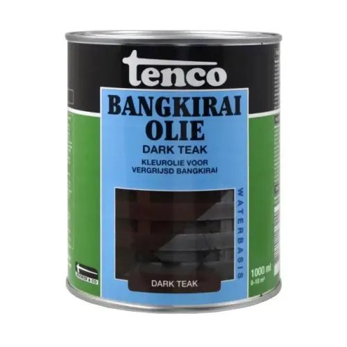 Exclusieve Aanbieding Tenco Bangkirai olie Dark Teak 1 liter