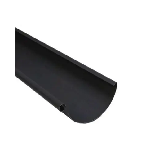 Gootsetonderdeel goot zwart gecoat 12,5x200 cm Favoriet