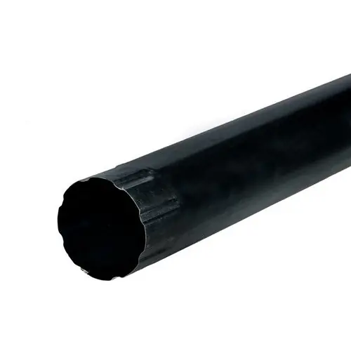 Goedkoop Gootsetonderdeel HWA buis 9x200 cm zwart gecoat