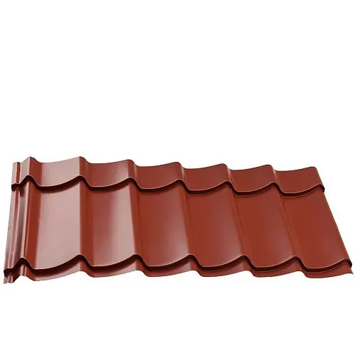 Dakpanplaten 405 x 320 cm donkerrood Exclusieve Aanbieding