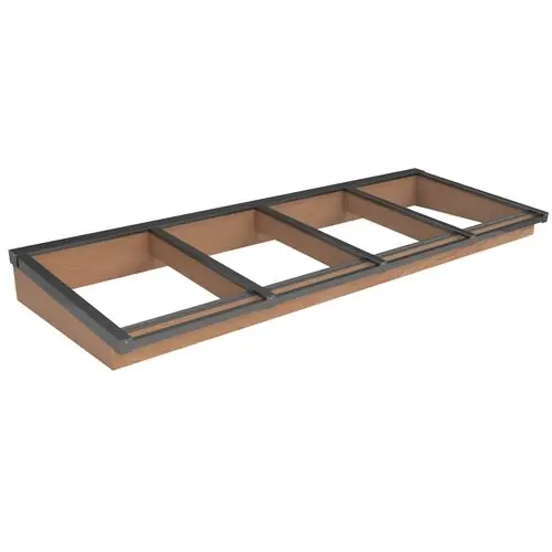 Douglas lichtstraat antraciet lessenaarsdak gelaagd glas 322,2x125 cm Shop Nu