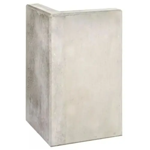 Hoek L-element 150x50x50x10 cm Grijs Zichtbeton Dagaanbieding