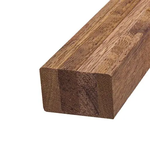 Regel hardhout geschaafd gelamineerd 4,4x6,8x400 cm Beste Prijs