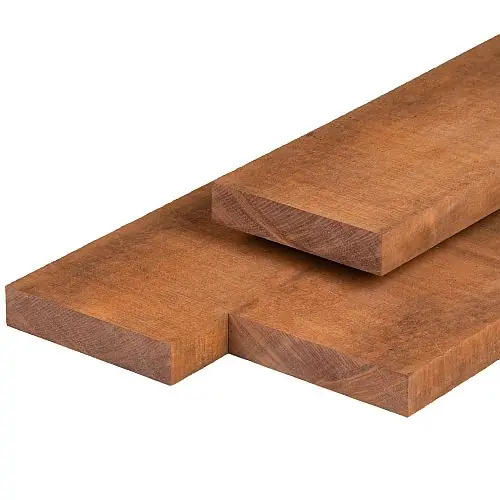Weekendaanbieding Azobé bestekhout fijn bezaagd 5,0 x 20,0 x 300 cm