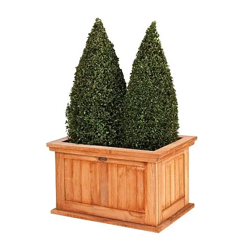 Speciale Aanbieding Teak bloembak Flores klein 58x40x36 cm
