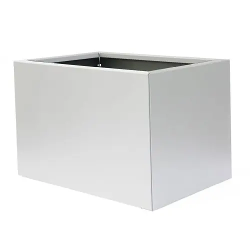 GL Bloembakken wit 90x60x60cm Actieprijs