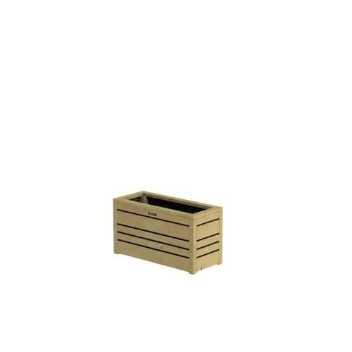 Aanbieding Hillhout bloembak Flux 70x30x38 cm geïmpregneerd