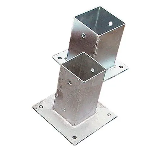 Paalhouder gegalvaniseerd 15,1x15,1 cm Betrouwbaar