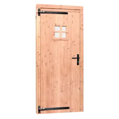 Exclusieve Aanbieding Enkele 1-ruits deur inclusief kozijn linksdraaiend 90x201 cm Douglas 1023888