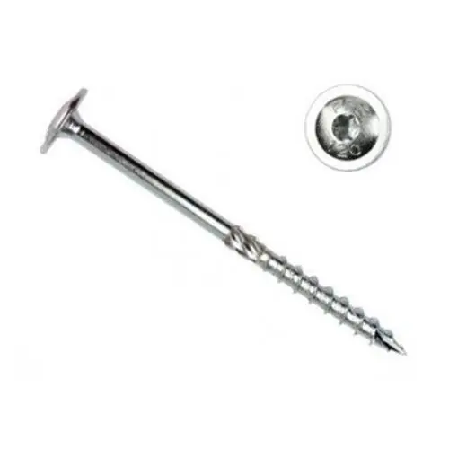 Aanbieding Flenskopschroef torx 8x40 mm verzinkt (per 50 stuks)