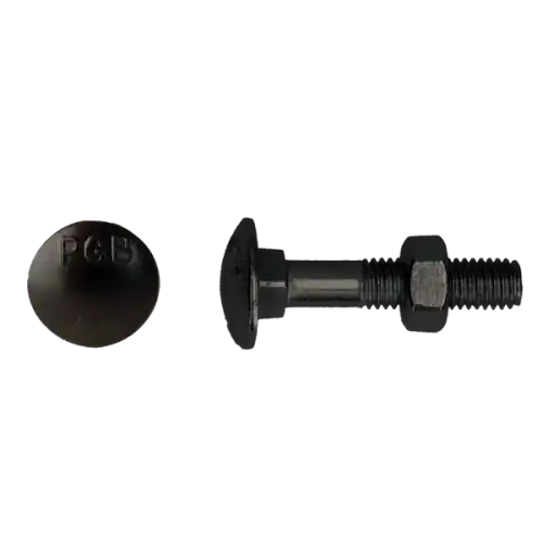 Uitverkoop Slotbouten zwart verzinkt m8x60 mm