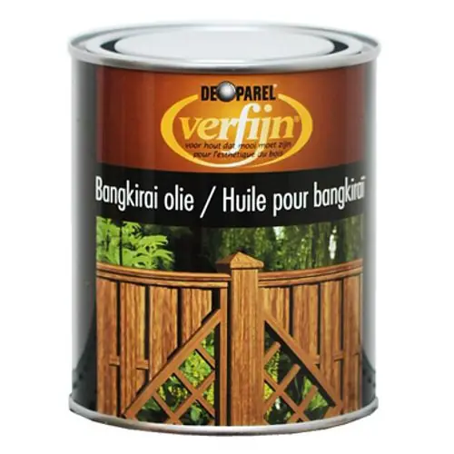 Verfijn Bangkirai olie 2500 ml Premium