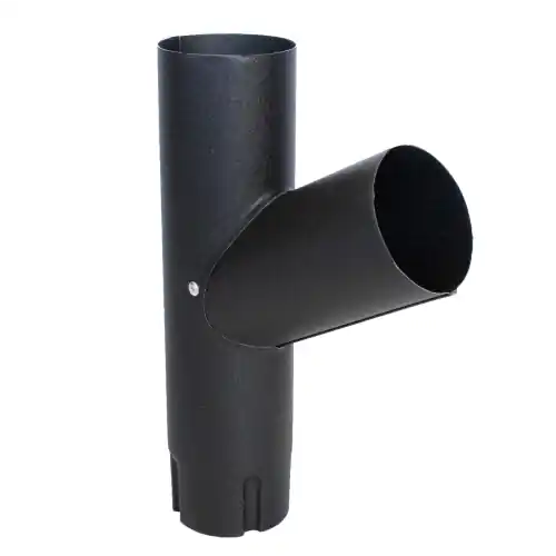 RedFox Y-stuk 90mm - RAL 9005 Korting