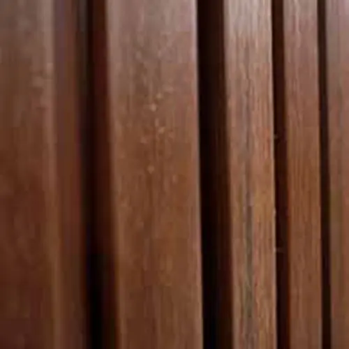 Overkappingswand composiet triple dark teak verticaal 400 cm Bestseller