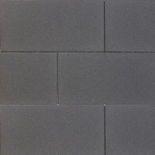 H2O comfort square 40x80x5 cm black Aanbieding