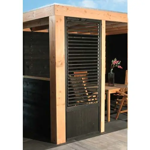 Flitsaanbieding Wandpaneel draaibare lamel 220x86,5 cm