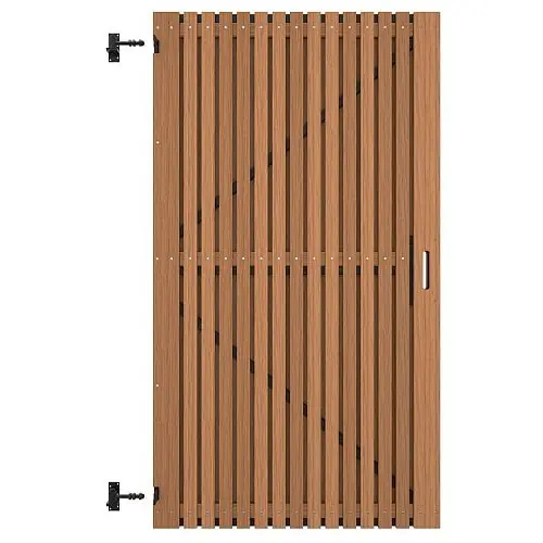 Tuindeur Thermovision Ayous geschaafd latten verticaal 178x99 cm Koop Online