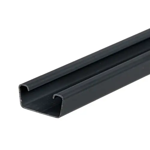 Lage Kosten Klemprofiel PVC antraciet 180 cm t.b.v. beton sleufpaal
