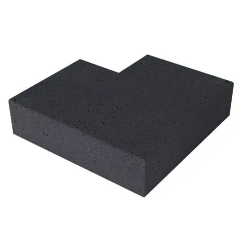 Oud hollands traptrede carbon 20x40x60/60 cm hoek buiten Nieuw