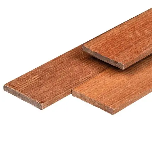 Hardhout timmerhout geschaafd reliëf 1,2x9x180 cm Op = Op
