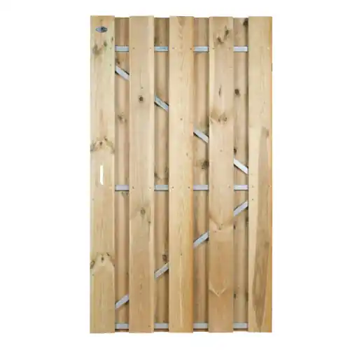 Seizoensaanbieding Tuindeur geïmpregneerd grenen met frame 190x100 cm 103441