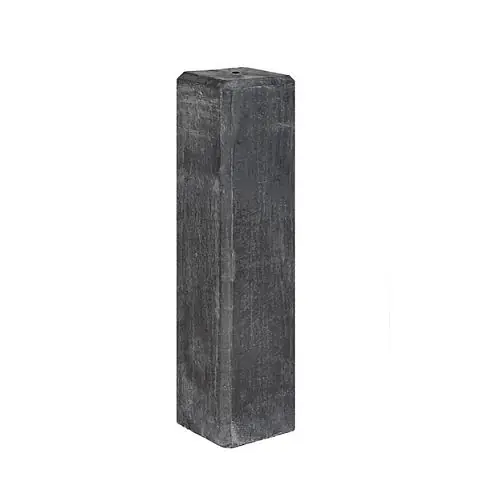 Laatste Kans Betonpoer 15x15x60 cm antraciet solide M20