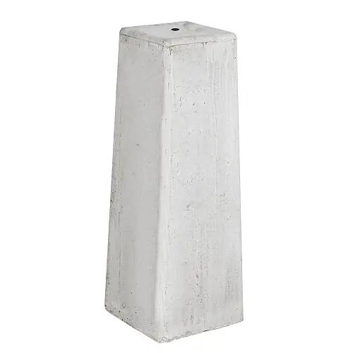 Beperkte Voorraad Betonpoer 18x18x50 cm grijs met verzinkte hoogteverstelling
