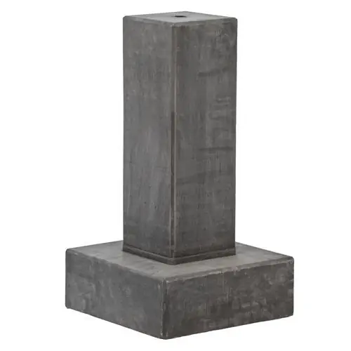 Blokpoer antraciet M16 (28x28)>(14x14)x50 cm Korting