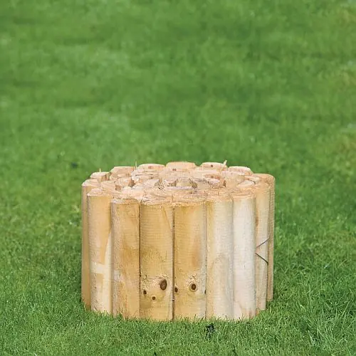 Houten border geïmpregneerd grenen 30x250 cm Beste Prijs