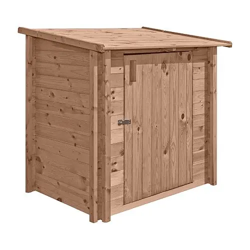 Luxe houten zwembad berging Saliña 122x94x114 cm Koopje
