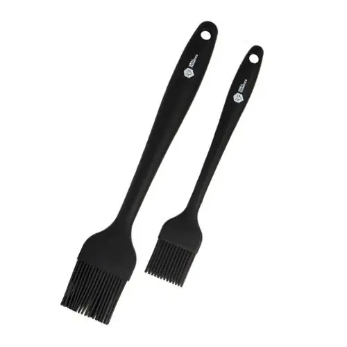 Rechtstreeks Van De Fabrikant Grill Fanatics barbecue brush (2 stuks, 21 en 25 cm)
