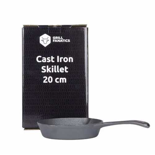 Grill Fanatics gietijzeren pan 20 cm Seizoensaanbieding