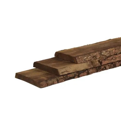 Schaaldelen douglas bruin geïmpregneerd 2,3x15-20x300 cm Betrouwbaar
