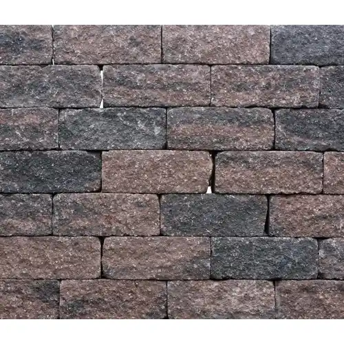 Seizoensaanbieding Wallblock Tumble 12x12x30 Brons