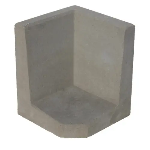 Populair Hoek L-element 50x40x40 cm Grijs Tuinvisie