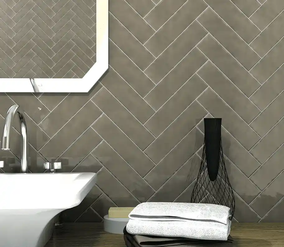 Wandtegel Cifre Block Charcoal Handvorm Donkergrijs Mat 7,5x30 Tijdelijk Beschikbaar