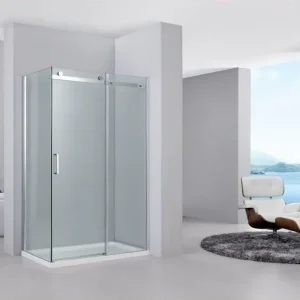 Sanitair Sani Douchewand Ibiza Schuifdeur Helder Glas 90x200cm Dagaanbieding