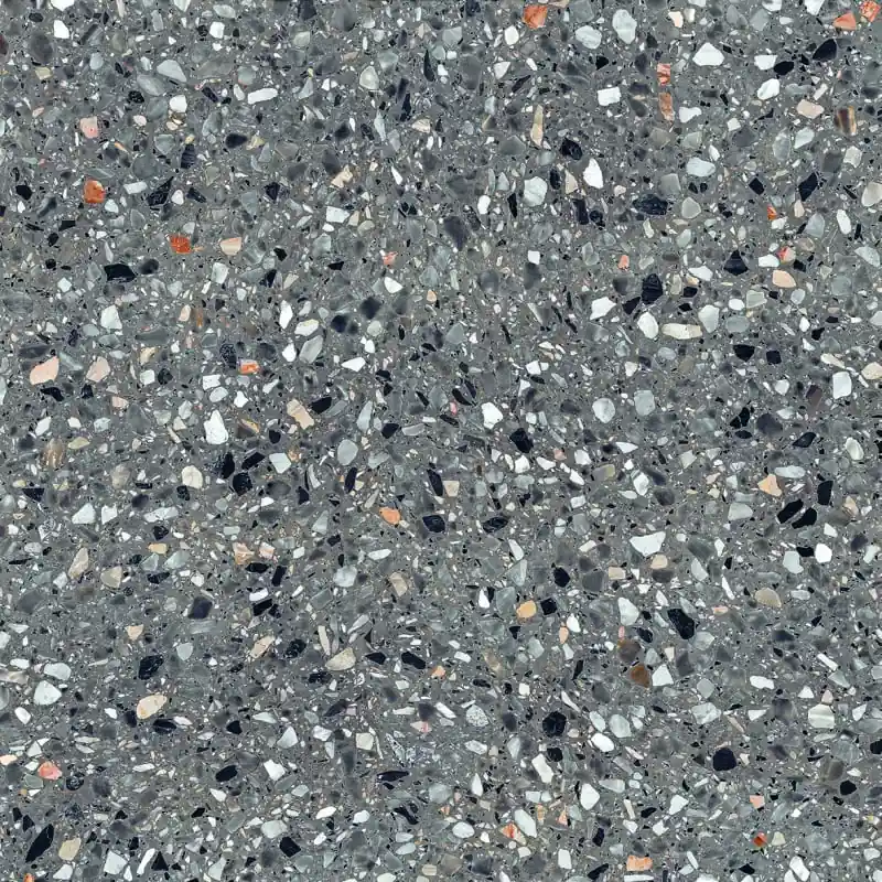 Goedkoop Vloertegel/Wandtegel Terre Terrazzo Medley Antraciet 60x60