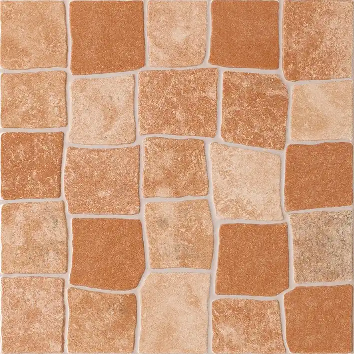 Vloertegel Florim Aveirense Stonelook Reliëf Terra Rood 33x33 Exclusieve Aanbieding