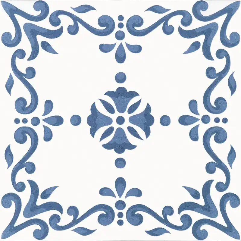 Superprijs Vloertegel/Wandtegel Terre Decortegel Bene Blauw 20x20