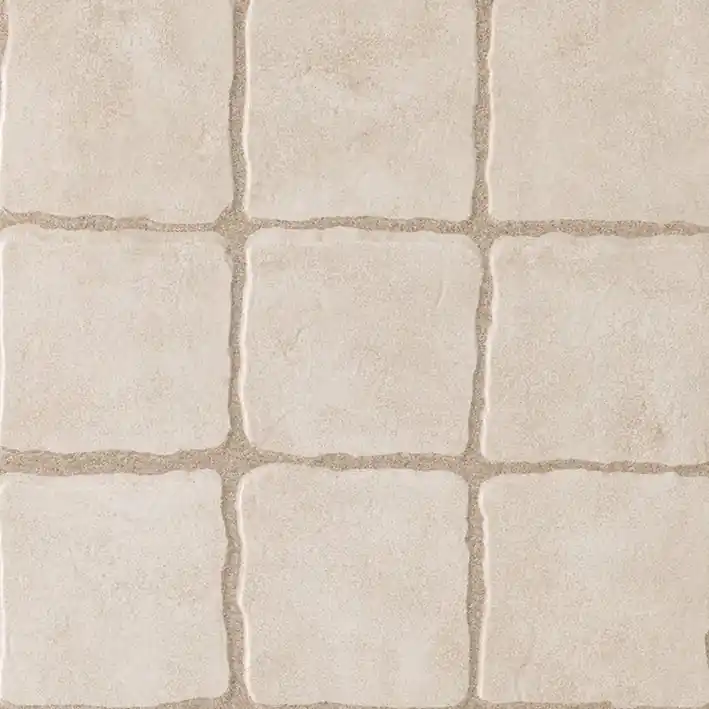 Vloertegel/Wandtegel Prissmacer Decortegel Alzulaco Creme 33x33 Nieuw