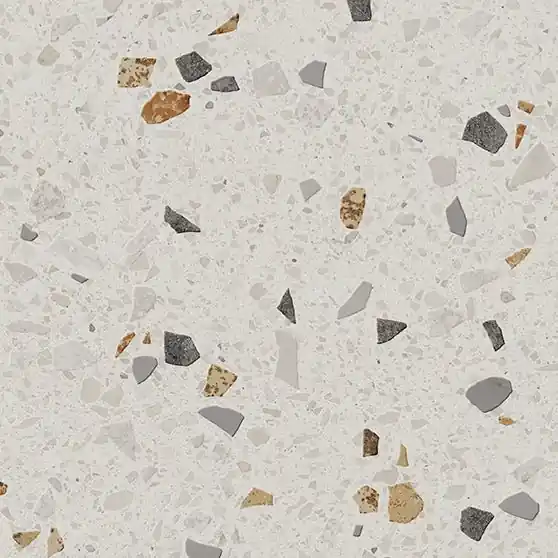 Vloertegel/Wandtegel Villeroy Terrazzo Pixstone Warm Lichtgrijs 20x20 Favoriet