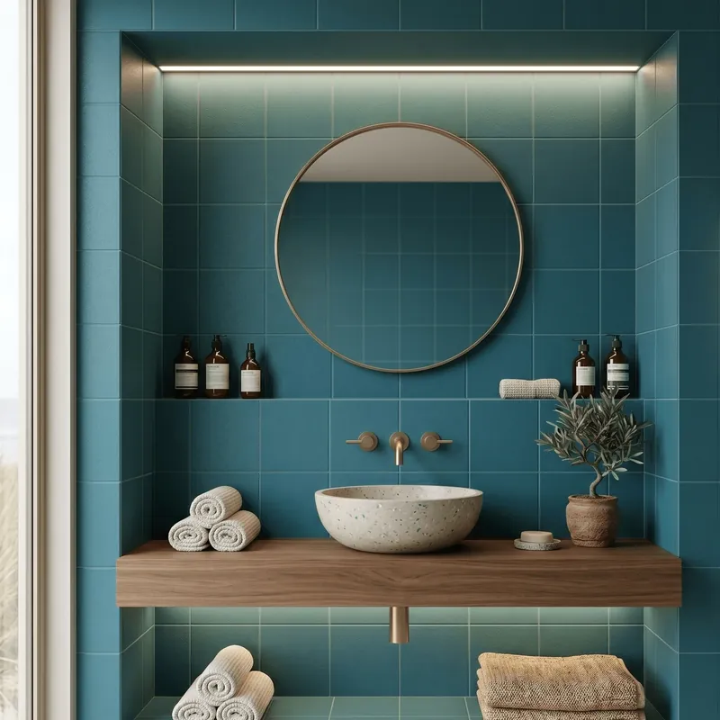 Vloertegel/Wandtegel Project Cerriva Blauw M1152 Mat 20x20 Fabrieksprijs